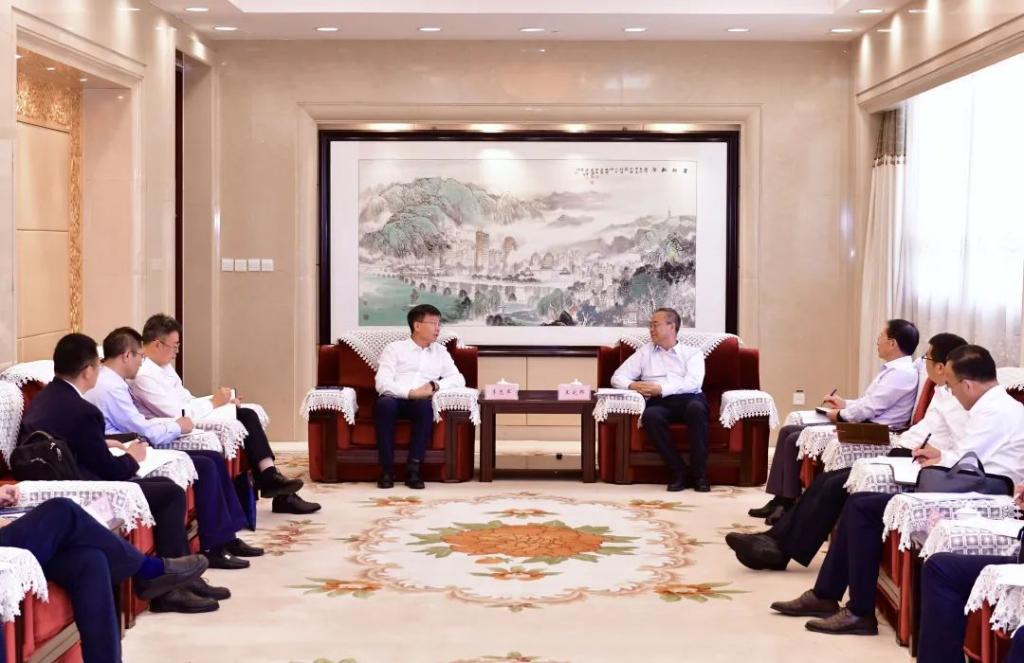 6686体育电气集团会见海西蒙古族藏族自治州州委书记王定邦-6686体育