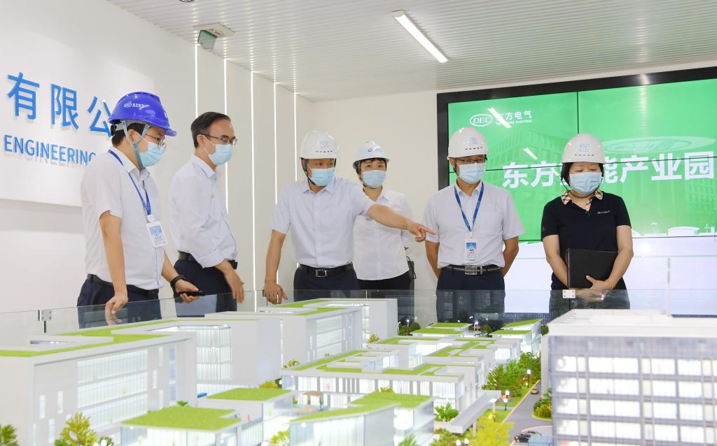 俞培根率队调研6686体育氢能工业园建设并开展清静检查-6686体育