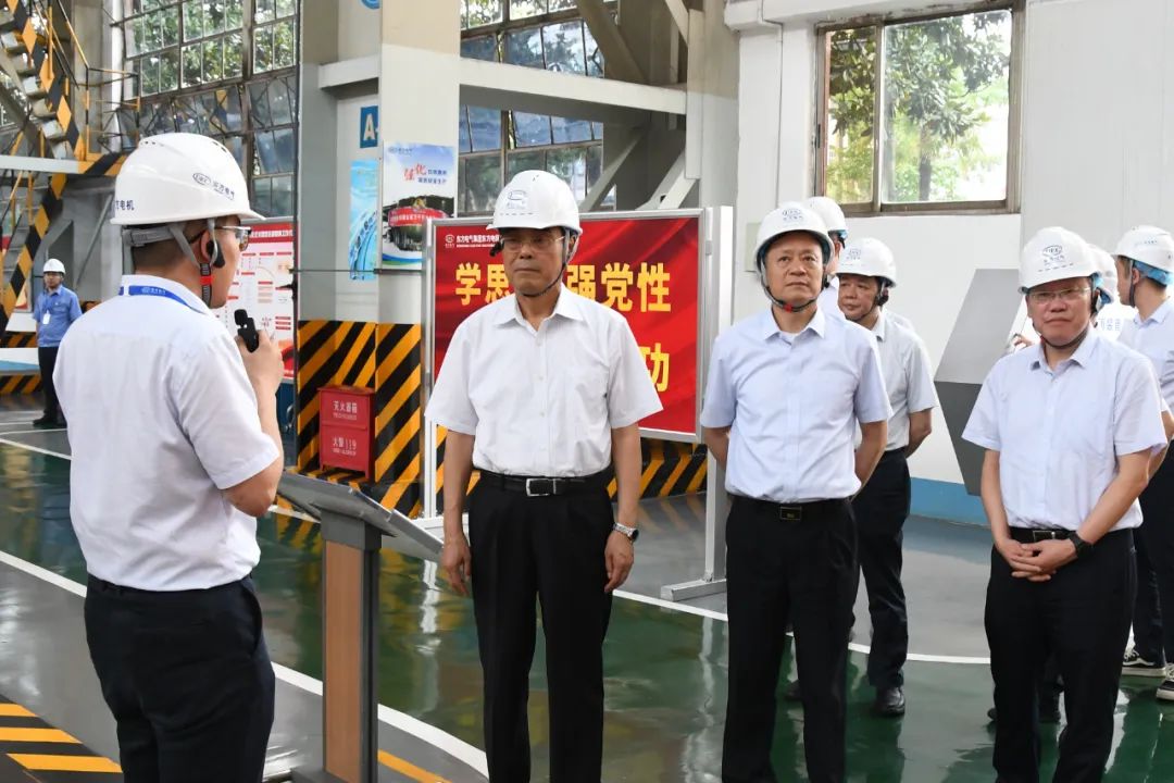 主题教育中央第四十六指导组到6686体育电气集团现场调研指导事情-6686体育