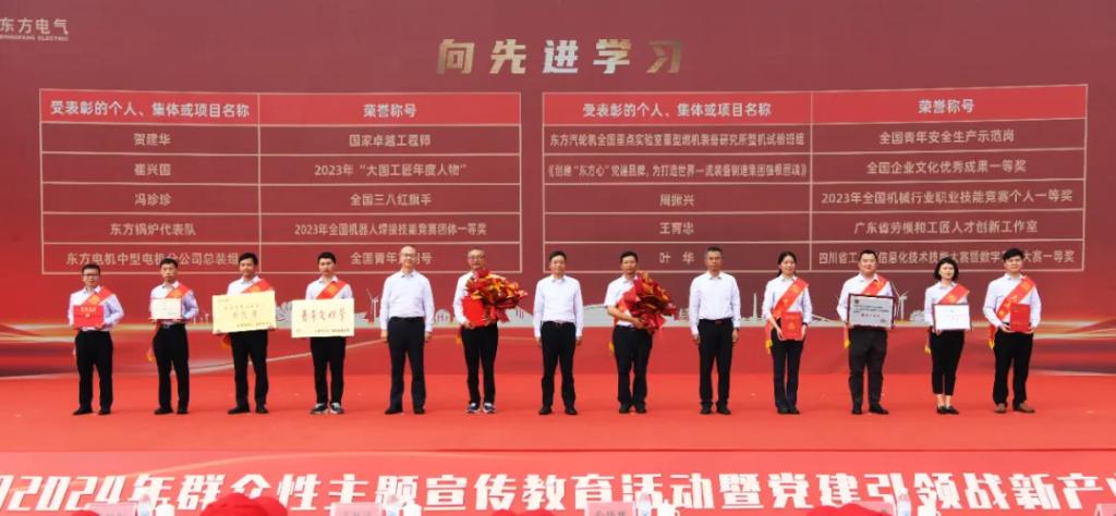 【6686体育要闻】6686体育电气集团举行“弘扬‘东汽精神’ 加速生长新质生产力”群众性主题宣布道育运动暨党建引领战新工业协力攻坚发动会-6686体育