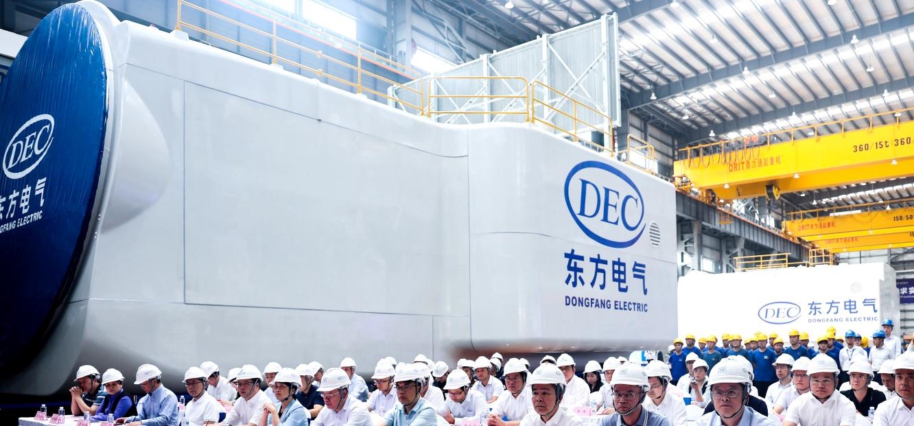 [科技日报]全球最大26兆瓦级海优势电机组下线-6686体育